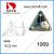 DZ-1069 triangle glass mirror beads for jewelry accessories