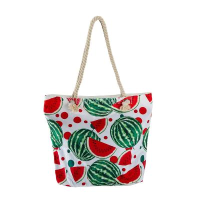 Manufacturer direct sales portable outdoor beach towel travel xian canvas tote bag
