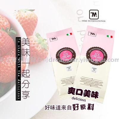 Italian Formula Strawberry Flavor Ice Cream Powder Ice Cream Powder Soft Frosted Blossom Milk Shake Powder