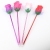 Korean Creative Stationery Cute Simulation Cloth Rose Ball Pen Small Fresh round Pen Student Prize Gift