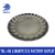 Stainless Steel Lily Plate Exquisite Embossed round Magnolia Plate Embossed Electroplated Fruit Plate