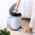 Plastic foot on trash can with portable trash can with cover paper basket