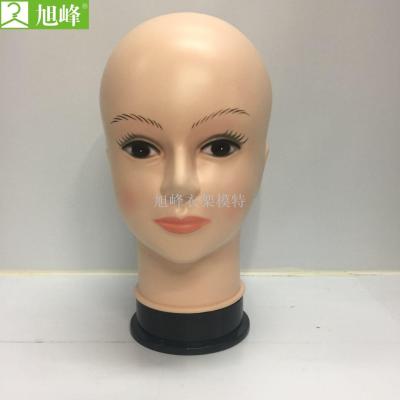 Xufeng factory direct selling plastic human head model article no. Fd-3