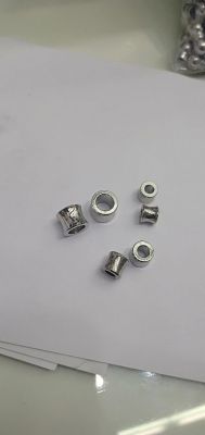 Stainless steel, large hole bead