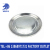 Stainless Steel Dish Love Flower Plate Exquisite Embossed round Disc Embossed Electroplated Fruit Plate