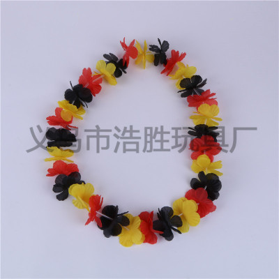 Thick garland collar chest ring Hawaiian hula neck ring company annual meeting commendation meeting gala wreath