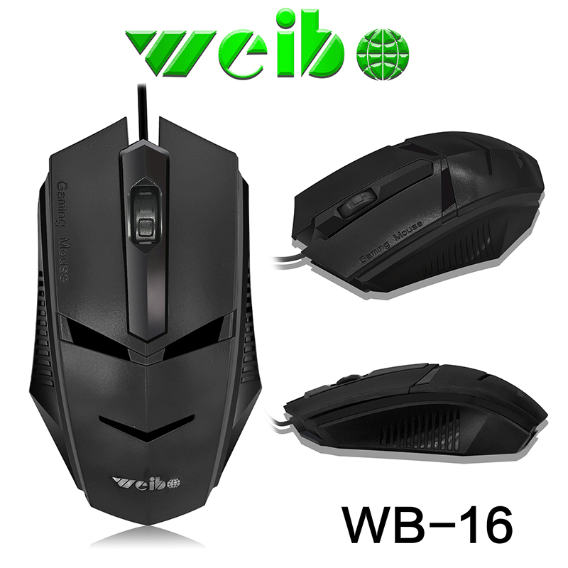 Weibo weibo wired optical mouse USB interface 2000dpi factory direct selling price spot sale