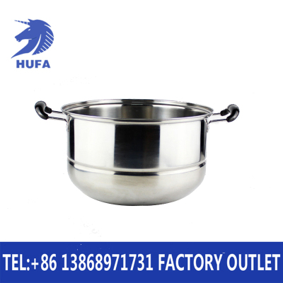 Steamer Stainless Steel Steamer Soup Pot Double-Layer Thickened a Double Boiler Steamer Steamer Steamer