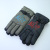 The New winter fleece and thick cotton embroidered word men 's gloves is suing cycling wind - proof and cold mantra warm working gloves