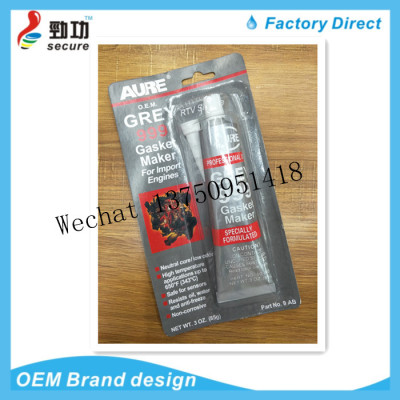 AURE silicone sealant auto parts special high temperature waterproof sealant grey sealant 85g