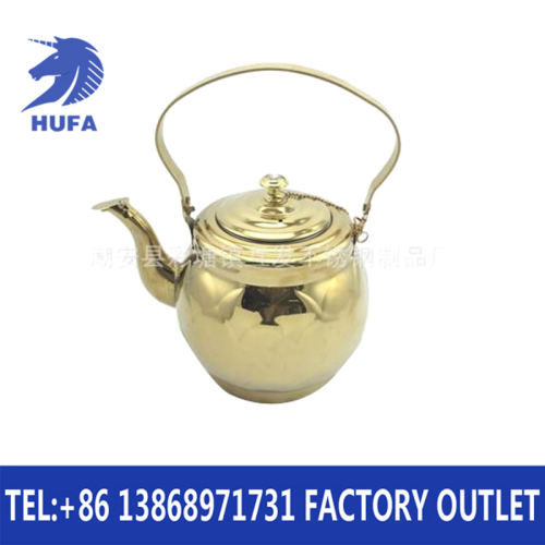stainless steel tea kettle..