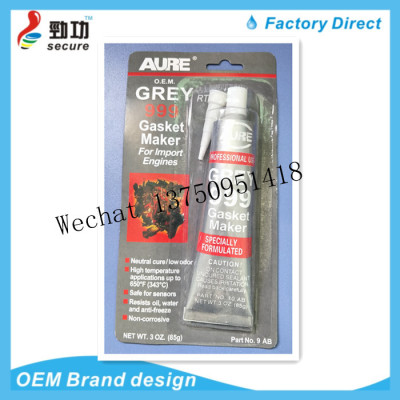 AURE 999 GREY GREY silicone rubber 85g sealant RTV sealant