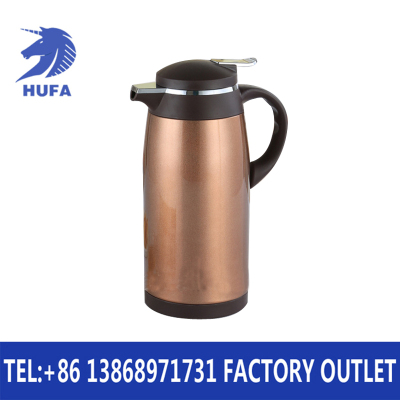 Hotel Supplies Stainless Steel Shell Glass Liner Insulation Kettle Glass Coffee Maker