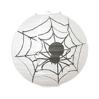 10-inch 25CM Halloween decoration Lantern Festival terror lampshade pumpkin foreign trade paper shop