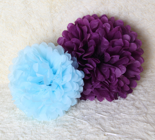 14-Inch 35cm Paper Flower Ball Paper Flower European and American Popular Wedding Celebration Decoration E-Commerce Direct Supply