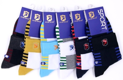 Autumn winter 1992 male sports socks old man's head thick socks male socks 8087