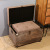 Custom-made American country solid wood two-piece set includes flax breathable sofa stool
