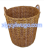 Plastic woven basket dirty clothes bucket dirty clothes storage basket thick tube toy storage basket laundry basket hand basket