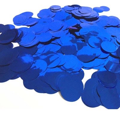 confetti---2.5cm round aluminum foil PET paper filled with paper shavings wedding romantic glitter