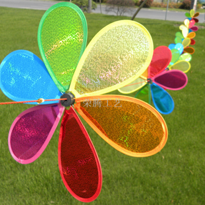 Wedding supplies manufacturers direct kindergarten children toys plastic windmill decoration outdoor windmill strings