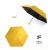 50CM6K 50% folding open capsule umbrella, sun protection umbrella, miss umbrella black plastic umbrella foreign trade supermarket umbrella