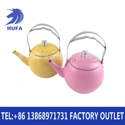 Stainless Steel Color Cold Kettle Non-Magnetic Induction Cooker Peony Pot Teapot with Kettle