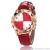 The new fashion is selling round crisp 1-12 digital belt ladies watch quartz watch