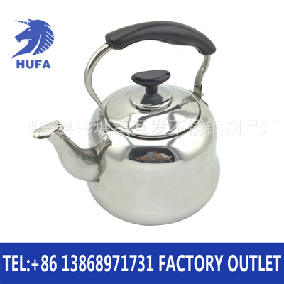 Stainless Steel Non-Magnetic Ancient Clock Pot Super Thick Sound Kettle Bakelite Kettle plus Kettle