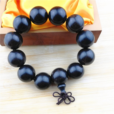 Natural black sandalwood bracelet wholesale Buddha bead bracelet small gift gift creative gift promotion bracelet