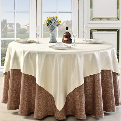 Table linen jacquard round Table cloth thickened platform clothing European hotel restaurant cloth round Table cloth can be customized