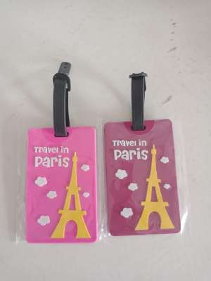 Creative PVC travel camera luggage tag luggage accessories bus luggage tag can be customized
