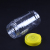 Plastic long - cylindrical transparent penholder ball pen holder design factory direct sales