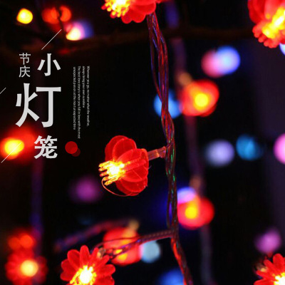 LED New Year red lantern light string and toys lantern
