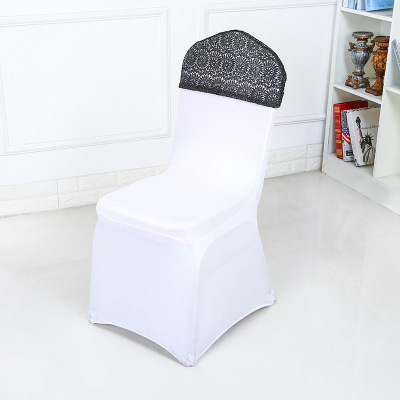 New 2018 half-circle thickened elastic chair cover strap customized hotel banquet elastic band wholesale