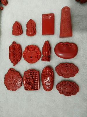 High content cinnabar pendant accessories can be mixed