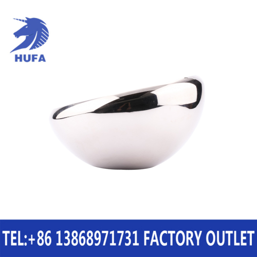 Hotel Supplies 22cm Oblique Salad Bowl Stainless Steel Kitchen Supplies with Seat...