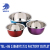 Deep Soup Plate Thick Durable Egg Pots Extra Thick Deep Non-Magnetic Stainless Steel Color Seasoning Jar