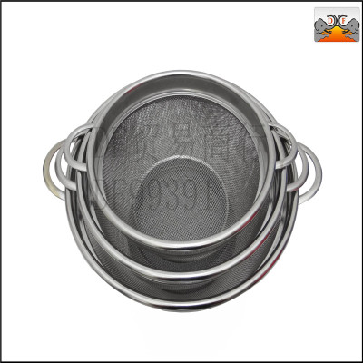 DF99391 DF Trading House double-ear high-sided mesh basket stainless steel kitchen tableware