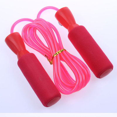 Factory Direct Sales Bearing Sponge Skipping Rope Extra Thick 2.8 M with Handle 3 M More than Adult Fitness Professional