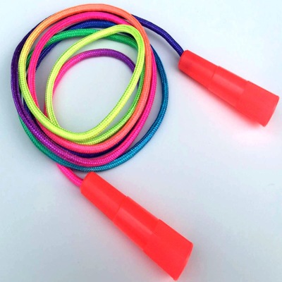 Factory Direct Sales Children's Rainbow Skipping Rope Foreign Trade Export Skipping Rope Kindergarten Skipping Rope