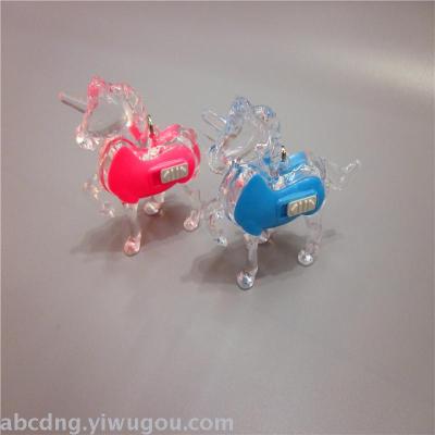 Key chain lamp new flash lamp unicorn small gift activities give manufacturers direct marketing