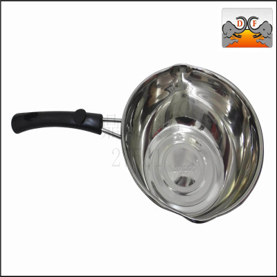 DF27351 tripod hair stainless steel kitchen hotel supplies tableware snow ping pan milk pot