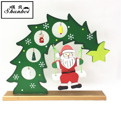 New 2018 wooden crafts for Christmas Eve gifts decoration holiday activities small gifts wholesale