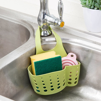 1707 adjustable tap type faucet housing, hanging basket sink hanging bag shelf sponge dripping basket T