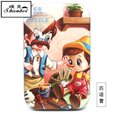 Wood 60 pieces of cartoon jigsaw 2016 autumn new early childhood puzzle jigsaw puzzle manufacturers direct