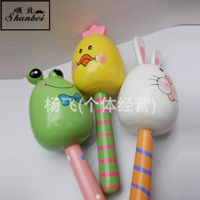 Percussion children 's hand - made cartoon sandball early education educational instruments can print LOGO himself instruments wholesale