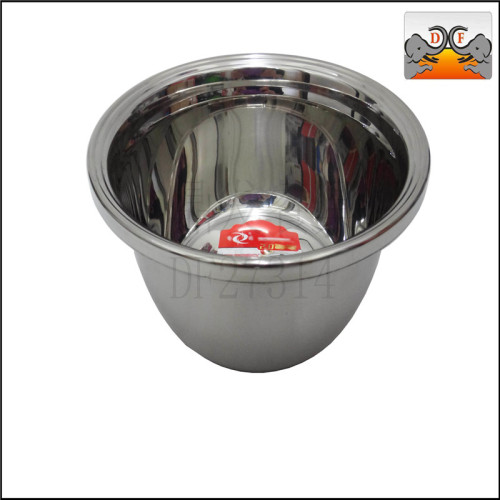 Df27314 Dingfa Stainless Steel Kitchen Hotel Supplies Tableware 2.0 Thick Chinese Multi-Purpose Basin Basin