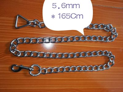 Factory Direct Sales Chrome Zinc Copper Pet Supplies Pet Chain 5.6*165 Dog Leash Iron Chain