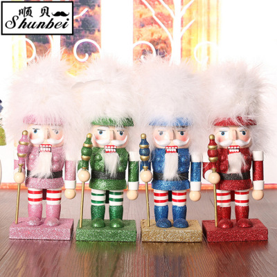 Loss to deal with the 25CM fat British style painted puppetry set pieces of wooden arts wholesale