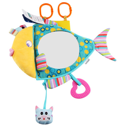 Baby reverse safety seat rearview mirror view mirror plush baby products fish